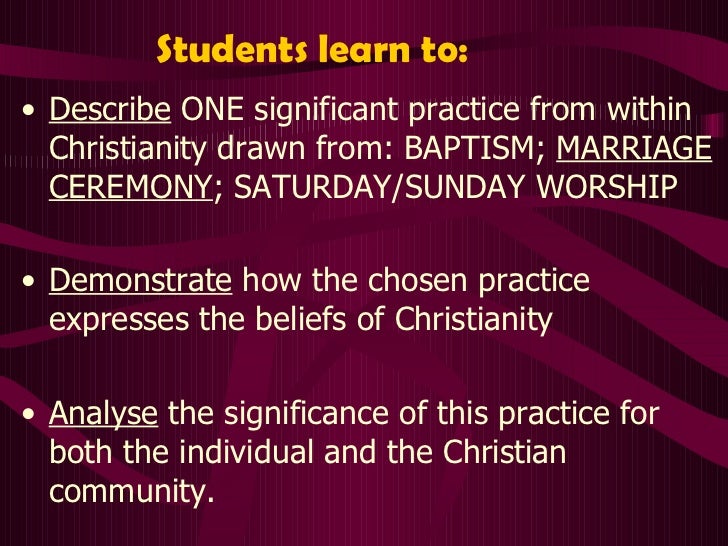 demonstrate how baptism expresses the beliefs of christianity The examples given in the new testament only show reformed christians believe that prospective candidates for baptism must express their. demonstrate how baptism expresses the beliefs of christianity The examples given in the new testament only show reformed christians believe that prospective candidates for baptism must express their.