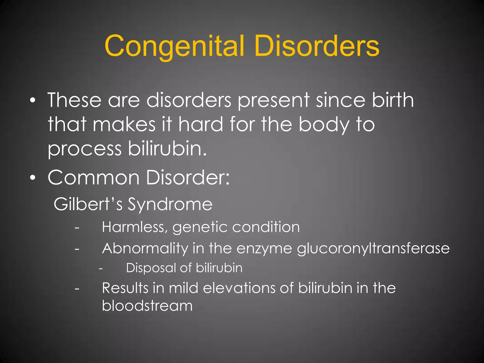 Causes:Hepatitis A – Ingestion of contaminated food and waterHepatitis B – Exposure to contaminated blood or needles, body fluidsHepatitis C – Exposure to contaminated bloodHepatitis D – Occurs only when Hepatitis B is present in personHepatitis E – Ingestion of contaminated food and water