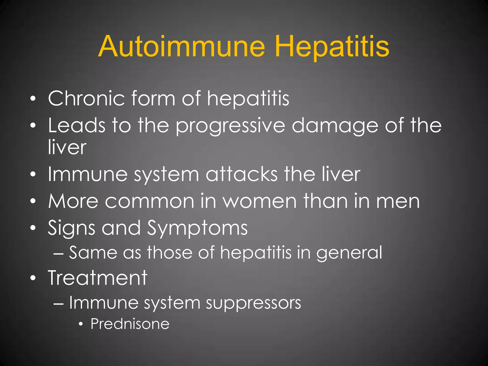 Liver CancerOriginates in the liverMalignant tumors inside or on the surface of the liverTumors form in the liverDestruction of liver cells around the tumorBody will not be able to manufacture bileBilirubin accumulates in the blood and leaks to surrounding tissue 