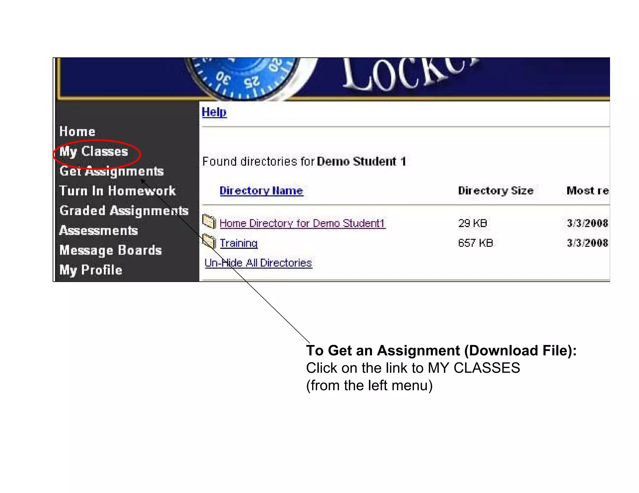 School Web Locker Basics for Students | PDF