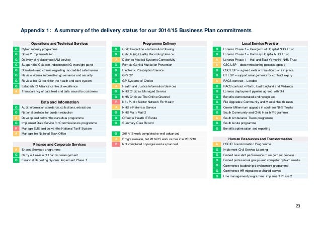 Nhs integrated business plan template