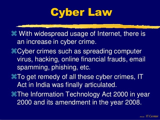 Computing Ethics and Cyber Law