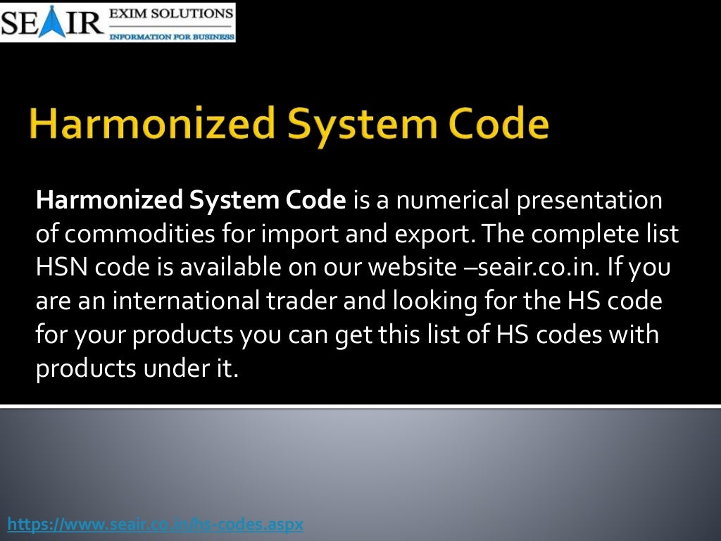 Hsn Code Search