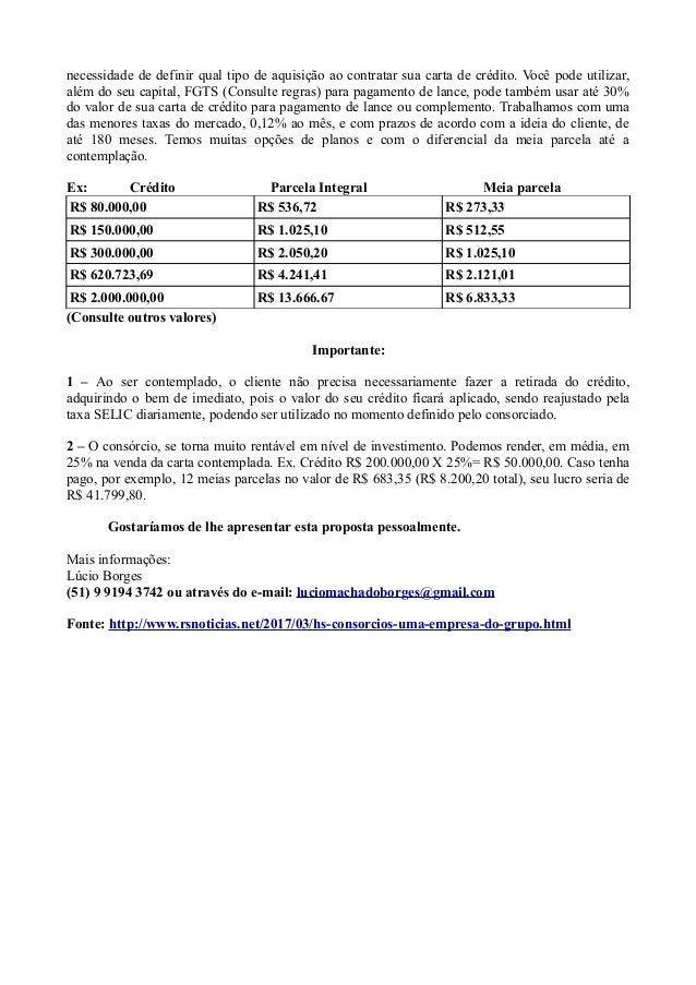 HS Consórcios – Uma empresa do Grupo Herval