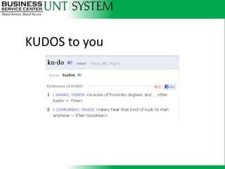 KUDOS to you
 