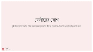 RAM
Coaching Center
স্কেক্টকরর স্কোগ
দুই বা তকতাশধক স্কেক্টর স্কোগ করকল স্কে ন্তু ন্ স্কেক্টর উৎেন্ন হ তাকক ঐ স্কেক্টর গুকলার লশি স্কেক্টর বকল।
 