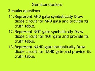 Hsc physics revision for semiconductors and communication | PPSX