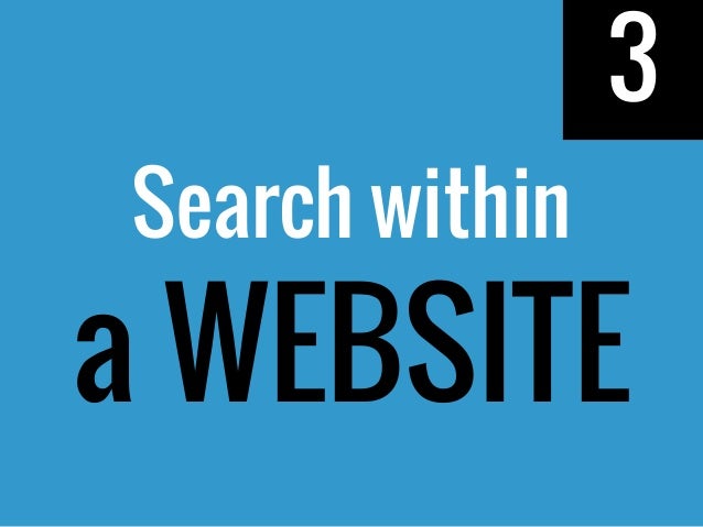 Online search secrets