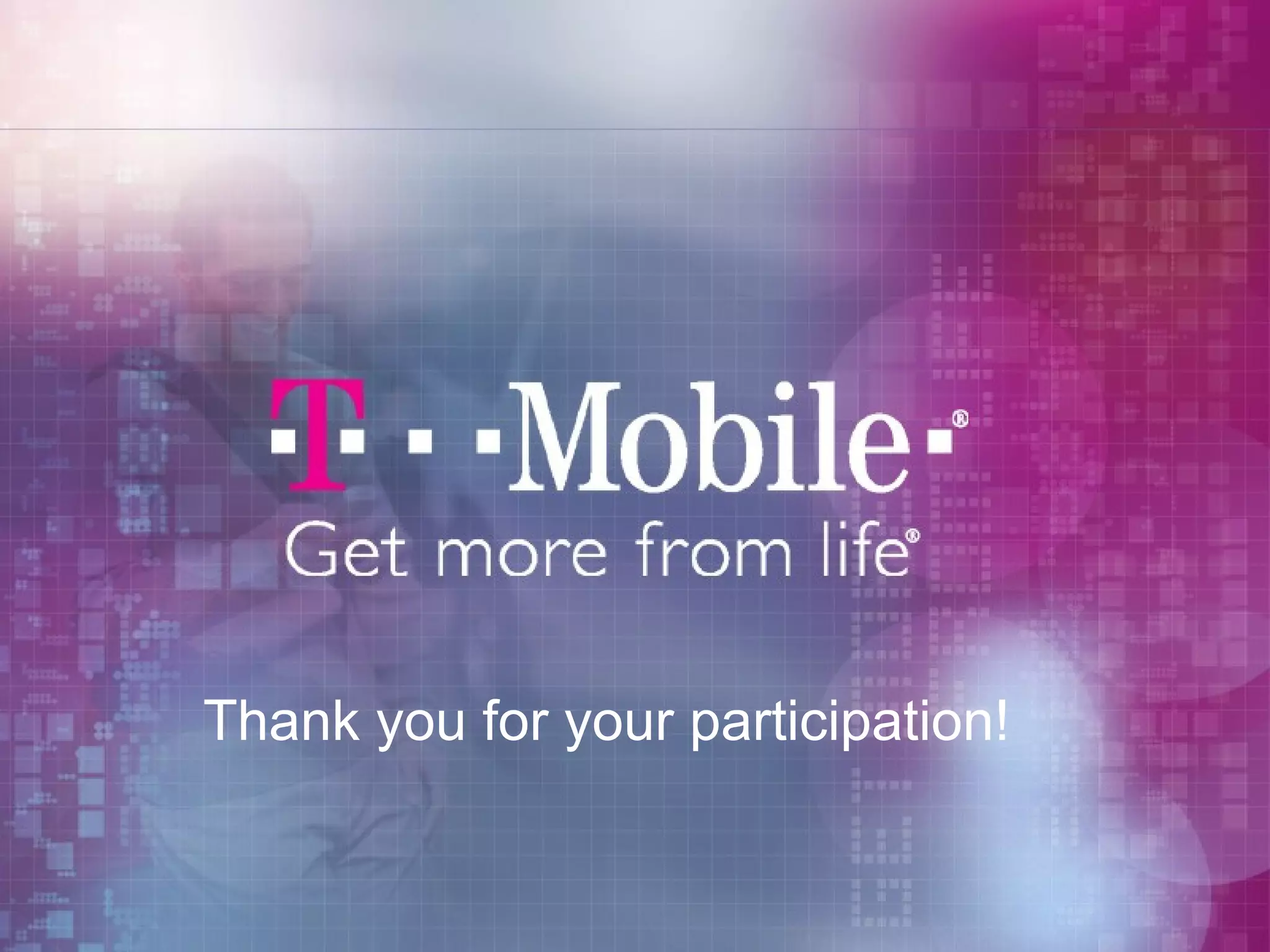 Thank you for your participation! 
