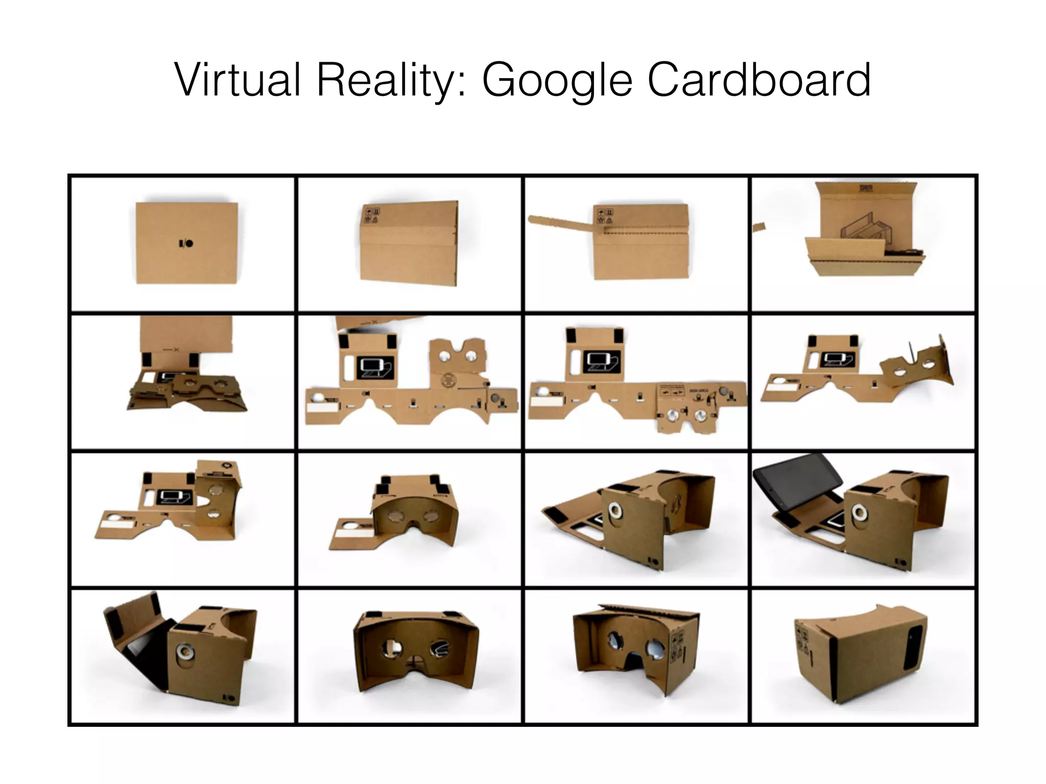 Virtual Reality: Google Cardboard
 