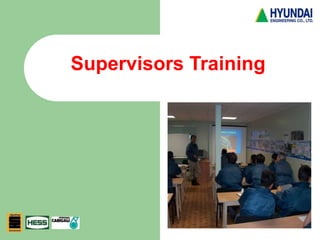Supervisors Training
 