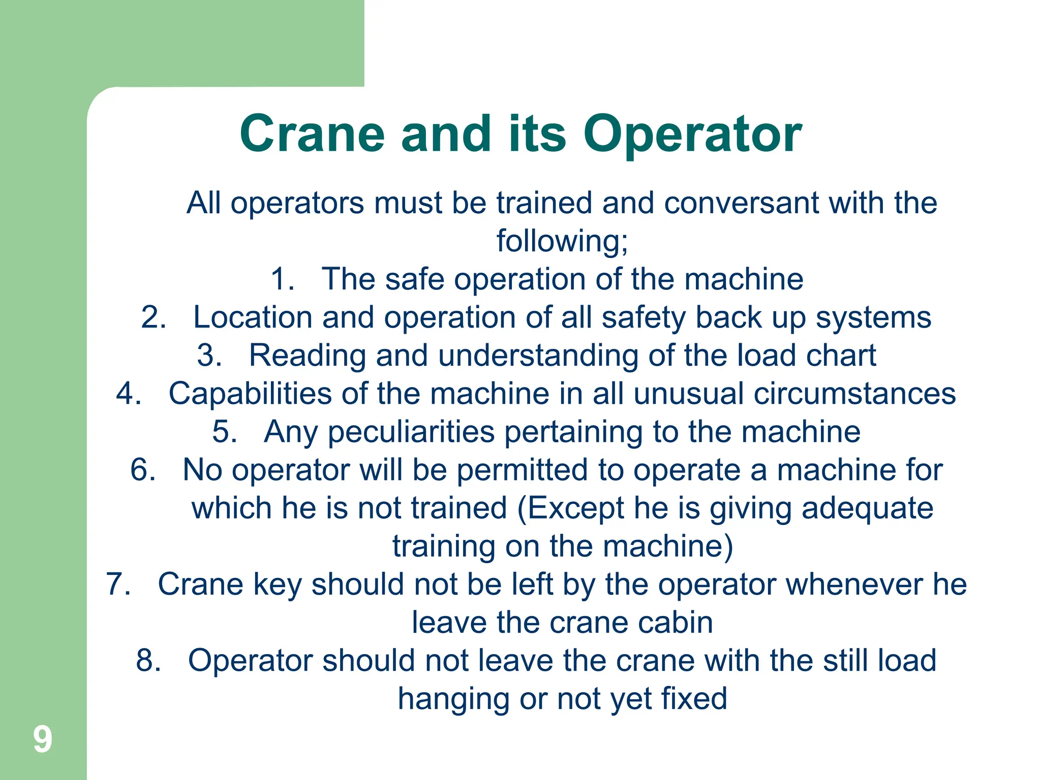 HSE-BMS-011 Crane & Lifting Safety.ppt... | PPT