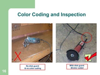16
Color Coding and Inspection
No disk guard
& no color coding
With disk guard
&Color coded
 