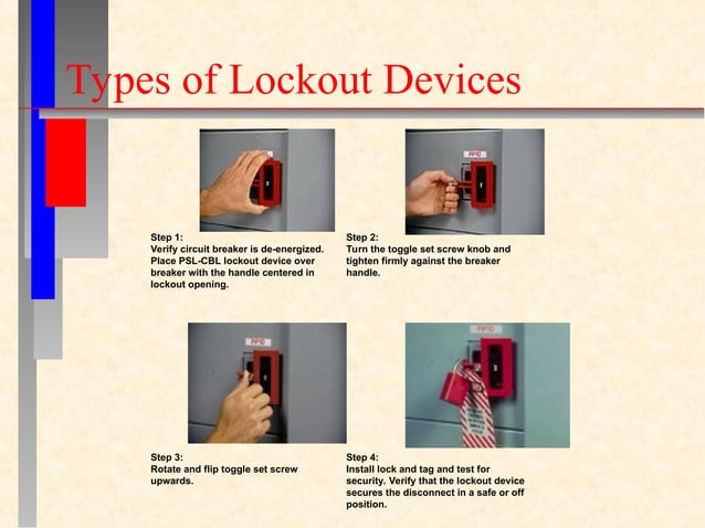 health and safety - COHE Lock out tag out.ppt