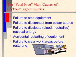 health and safety - COHE Lock out tag out.ppt