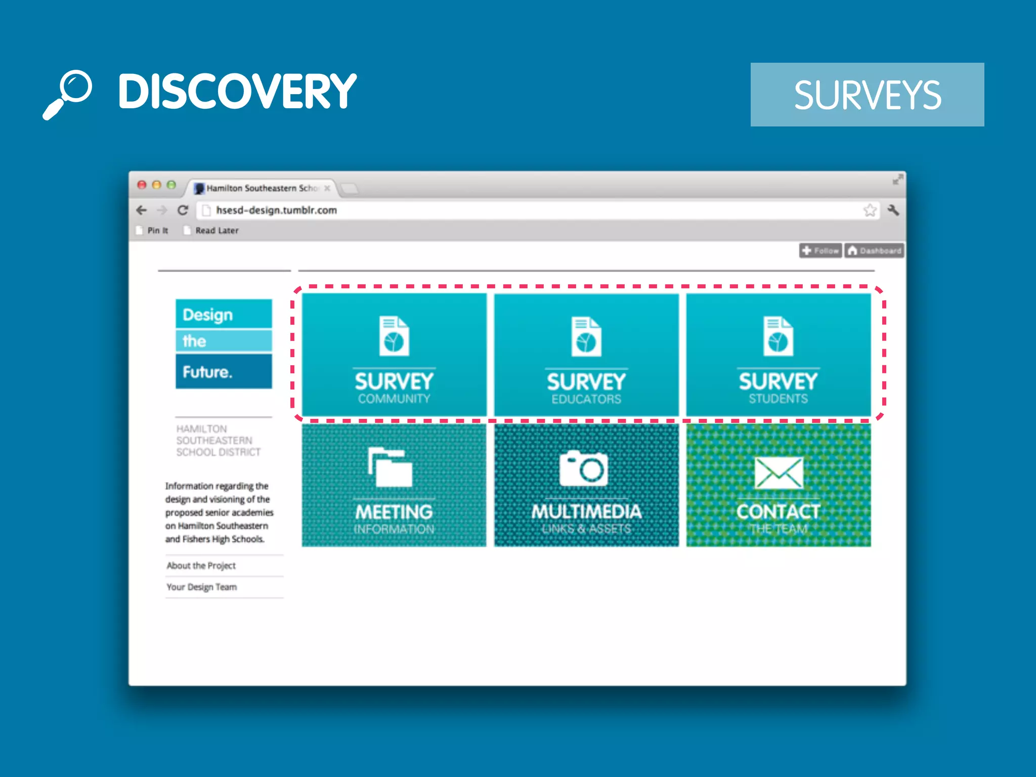 DISCOVERY   SURVEYS
 
