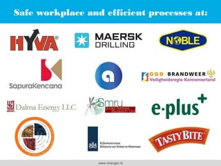 Safe workplace and efficient processes at:

www.changer.nl

 