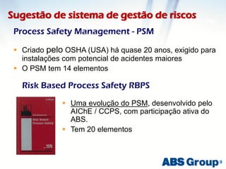 Gestão de Segurança de Processos Baseada em Riscos (RBPS) | PDF