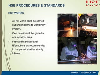 Safety and health Induction training for basic | PDF