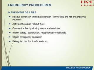 Safety and health Induction training for basic | PDF