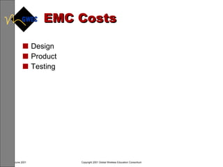EMC Costs Design Product Testing 