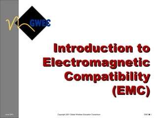 Introduction to Electromagnetic Compatibility (EMC) 