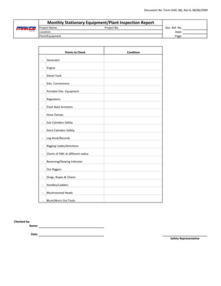 HSE report.will help a lot for your inspection | PDF