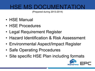 HSE REPORT 2013-2014.ppt