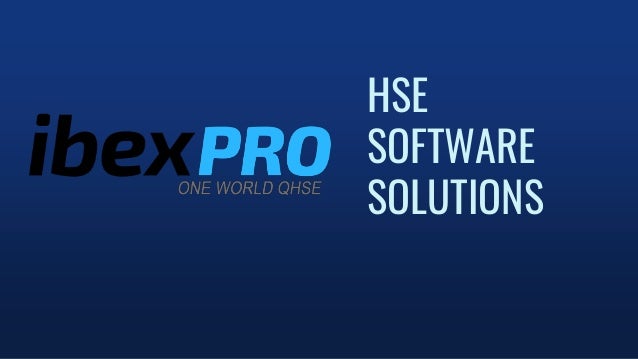 HSE
SOFTWARE
SOLUTIONS
 