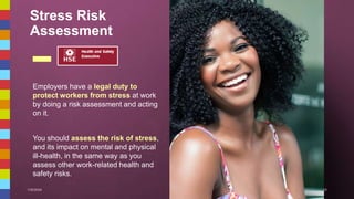 Stress Risk Assessment Examples HSE Work-Related Stress and How to Manage It | PPTX