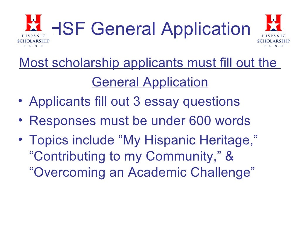 Hispanic Scholarship Fund and Gates Millennium Scholars Program