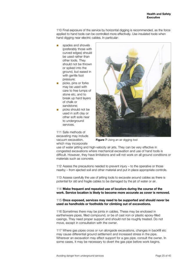 HSG47 Avoiding Danger From Underground Services (HSE 3rd Edition 2014)