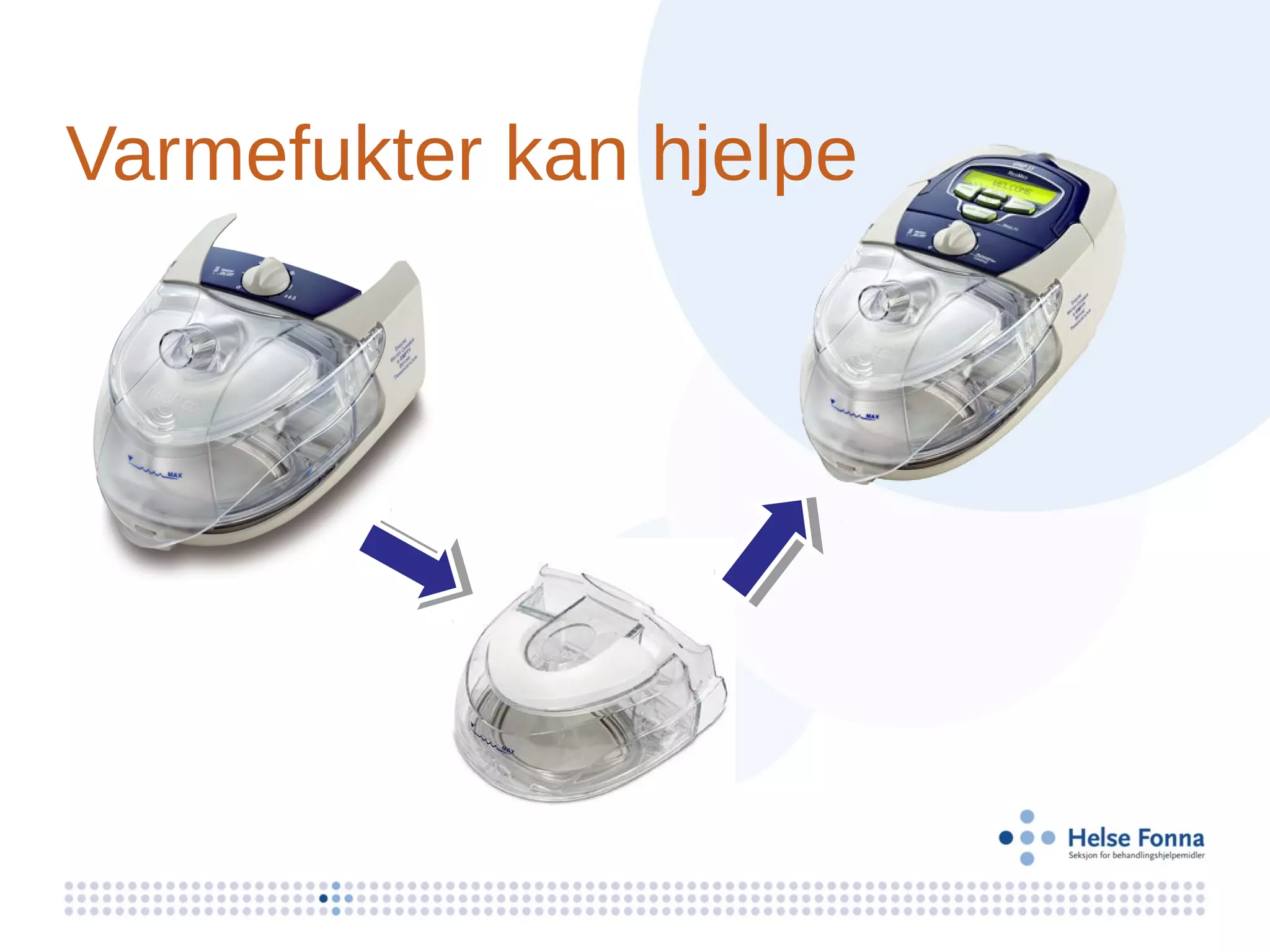 Varmefukter kan hjelpe
 