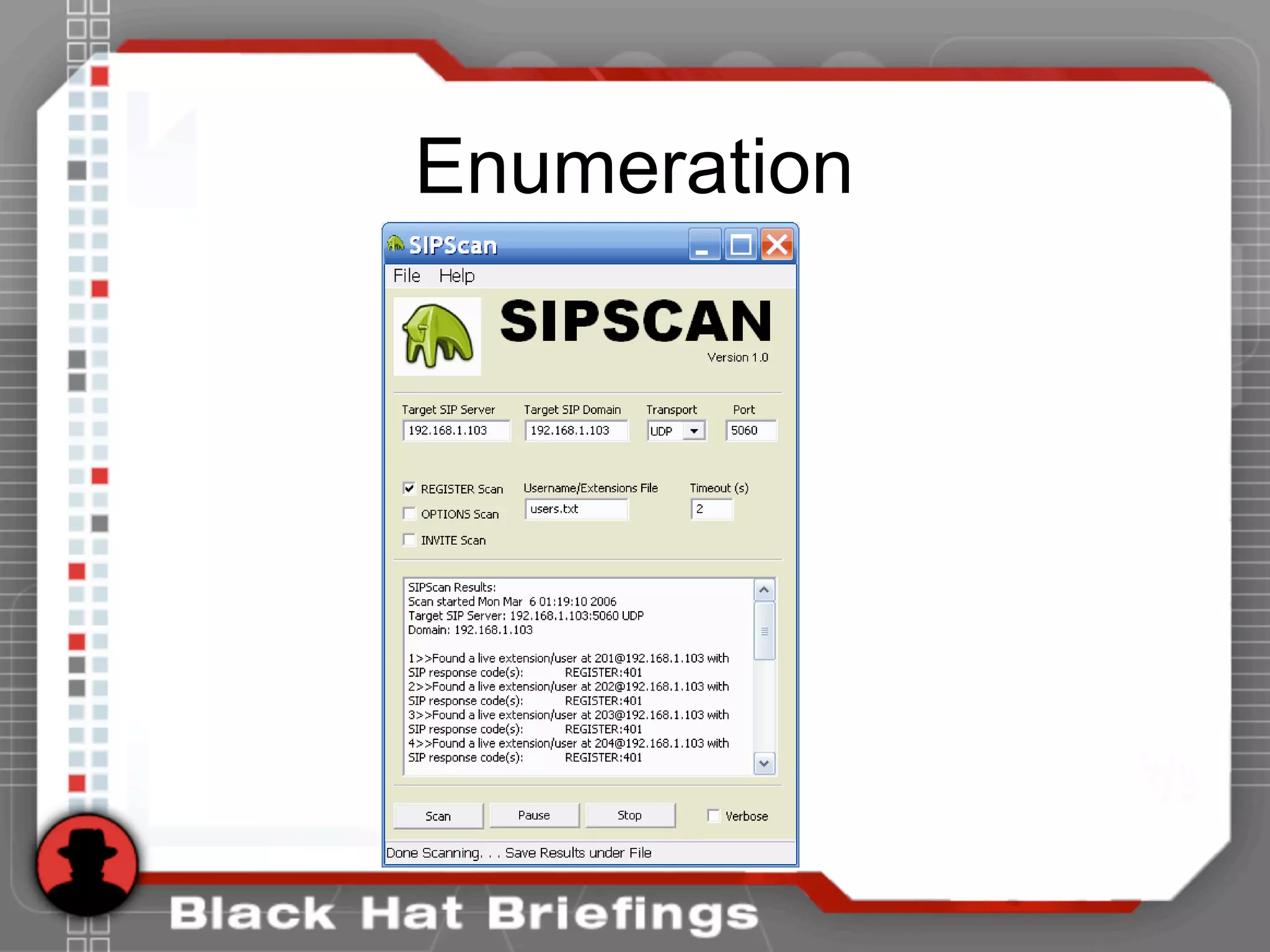 Enumeration
 