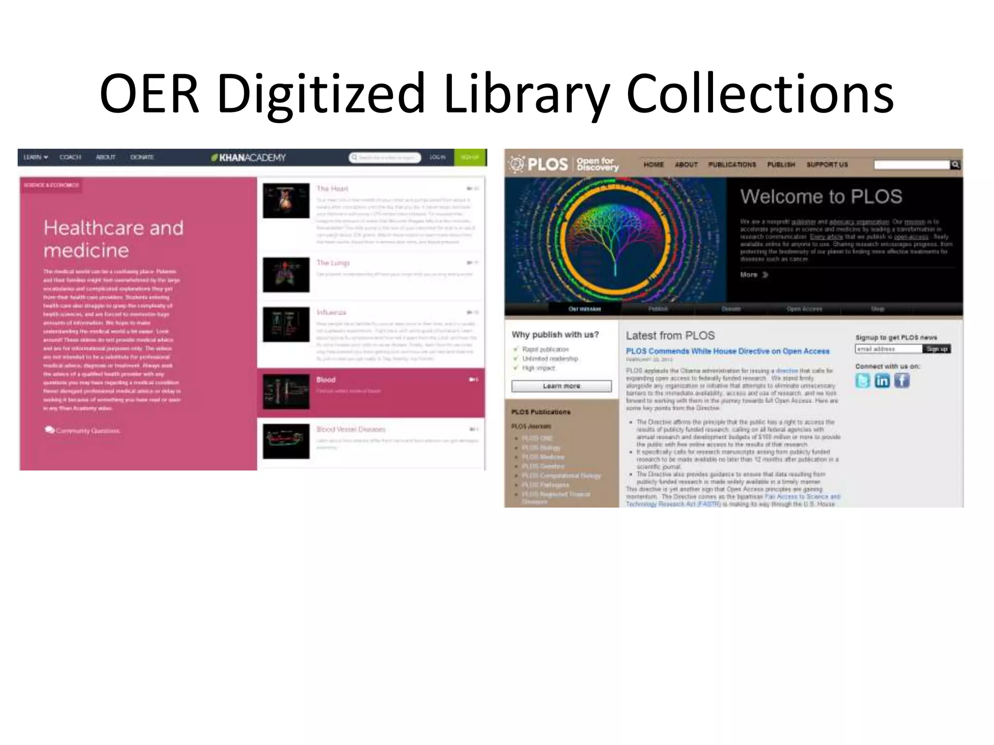 OER Digitized Library Collections
 