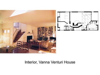 Interior, Vanna Venturi House
 