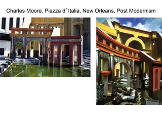 Charles Moore, Piazza d’Italia, New Orleans, Post Modernism
 