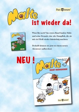  Leseprobe Buch: Malte sucht Madagaskar bei Pax et Bonum Verlag Berlin
