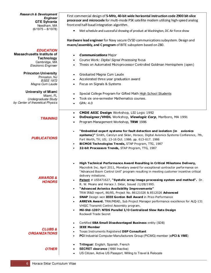 electronics design engineer resume