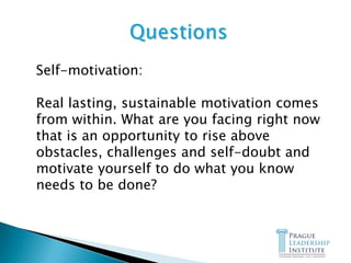 Your legacy statement in one sentence