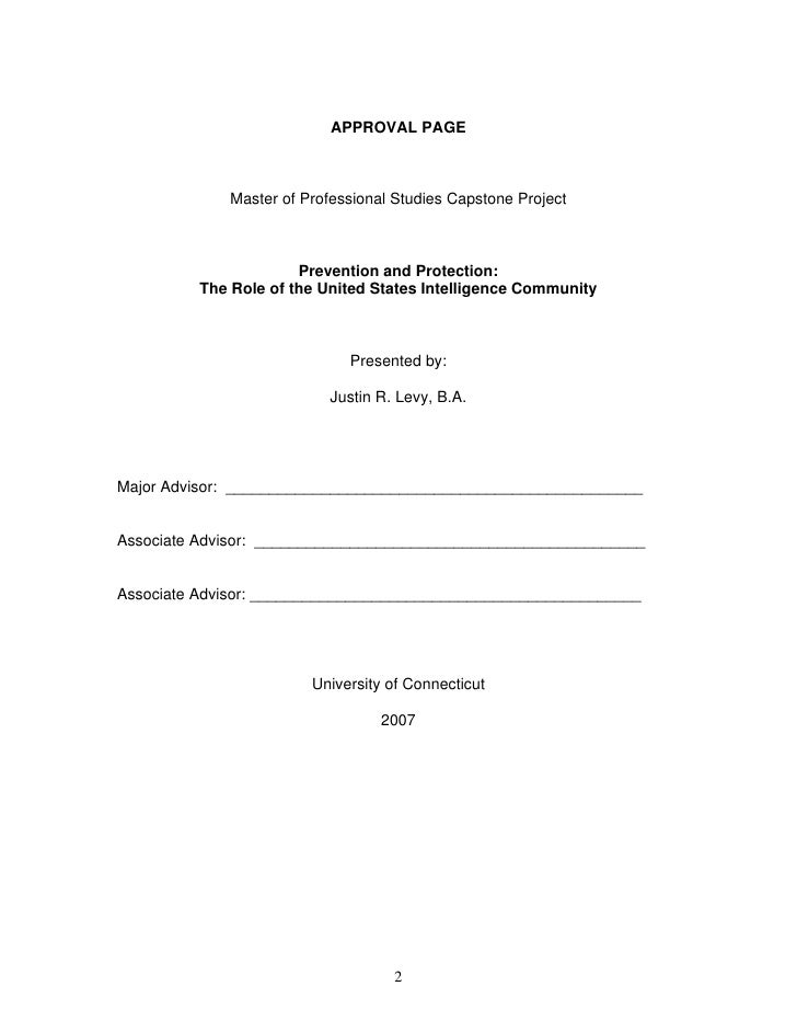 capstone project report template
