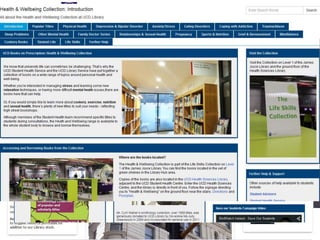Since Then
Intranet
Library spotlight
Health and Wellbeing
Collection
Maybe even…..
Library website
Increasing usage
 