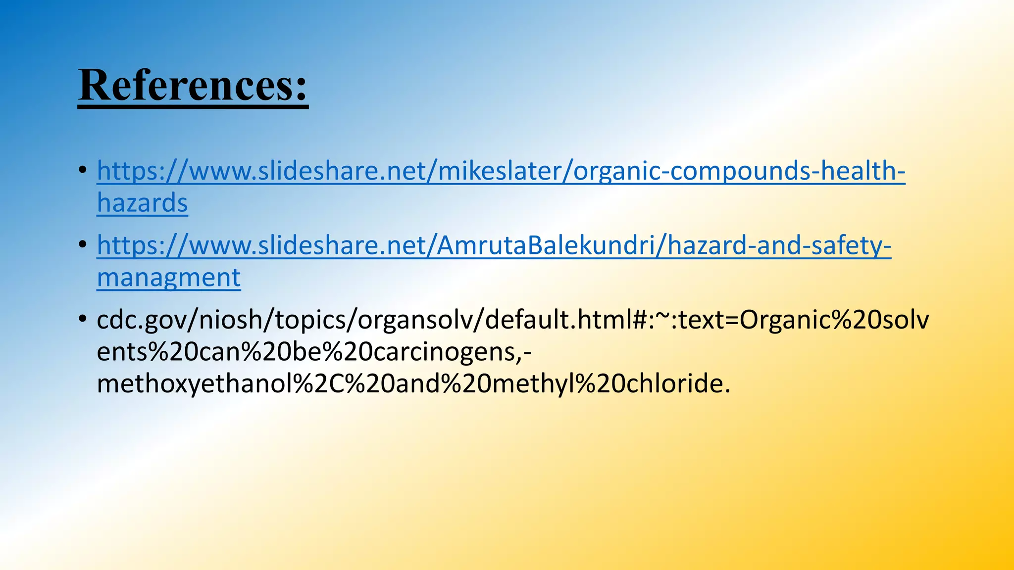 Chemical Based hazards. | PPTX