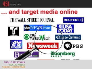 … and target media online
 