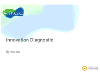 Innovation Diagnostic

Symnetics
 y
 