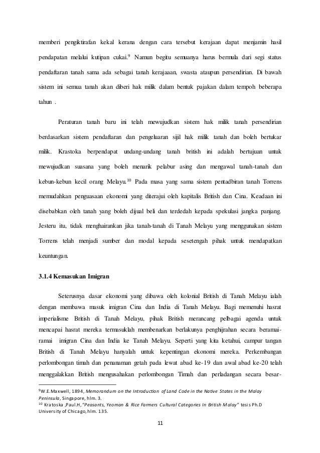 Sosioekonomi Pada Zaman Kolonial