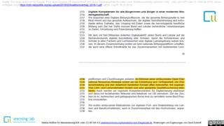 1
Quelle: Ein neuer Aufbruch für Europa. Eine neue Dynamik für Deutschland. Ein neuer Zusammenhalt für unser Land. Koalitionsvertrag zwischen CDU, CSU und SPD vom 07. Februar 2018; online
verfügbar unter https://cdn.netzpolitik.org/wp-upload/2018/02/koalitionsvertrag_2018-1.pdf Letzter Zugriff: 28.02.2018
Bettina Waffner für MainstreamingOER unter CC-BY-SA 4.0 creativecommons.org/licenses/by-sa/4.0/legalcode.de, Änderungen und Ergänzungen von David Eckhoff
 