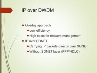 TCP/IP performance over Optical Fiber | PPT