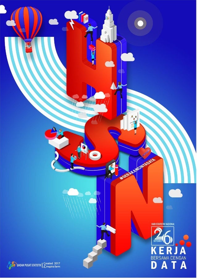 Poster Hsn 2017 Hari Statistik Nasional 2017 Statistik For All
