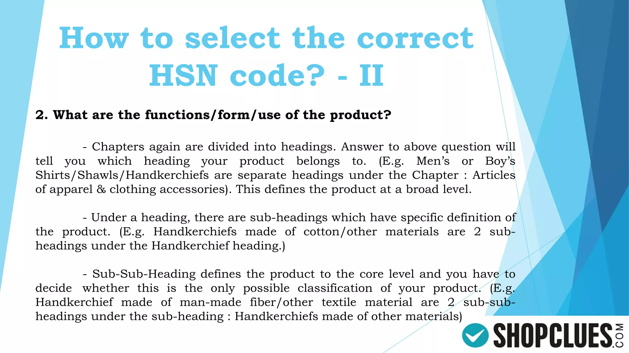 HSN Code merchant | PDF